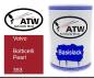 Preview: Volvo, Botticelli Pearl, 353: 500ml Lackdose, von ATW Autoteile West.